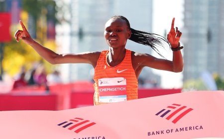 Kenya's Ruth Chepngetich Breaks Marathon World Record