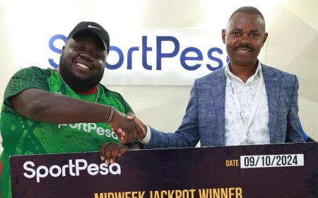 SportPesa Celebrates Latest Midweek Jackpot Winner With Ksh20.8 Million Prize