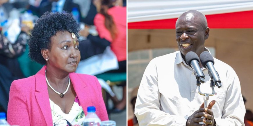 Gladys Shollei Brought Me Tea, Lunch When I Was Arrested- Gachagua