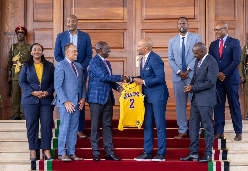 NBA To Build 100 Basketball Courts In Kenya- Ruto Reveals