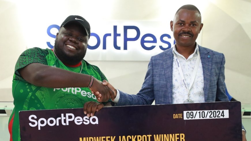 SportPesa Celebrates Latest Midweek Jackpot Winner With Ksh20.8 Million Prize