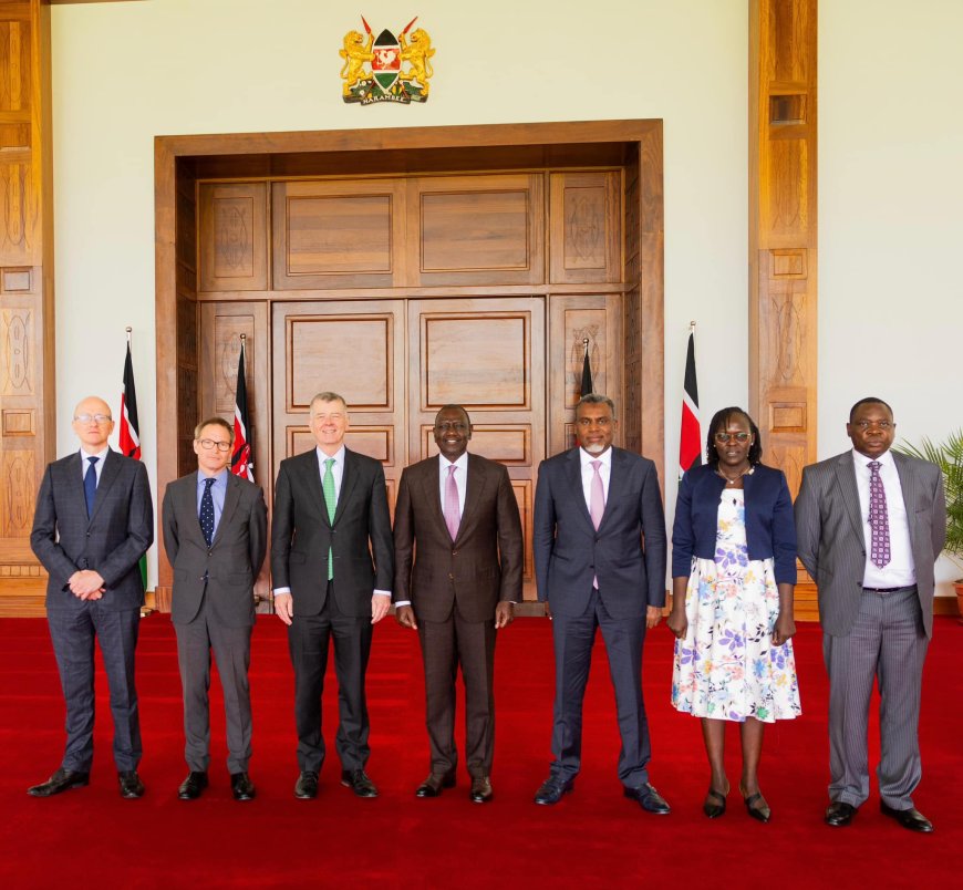 Ruto Meets Boss Of UK's MI6 Spy Agency At State House [PHOTOS]