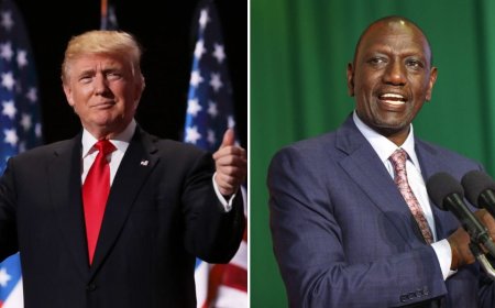 Ruto Congratulates Donald Trump On US Election Victory