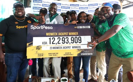 23 Winners Share Ksh12.2 Million SportPesa Midweek Jackpot Prize