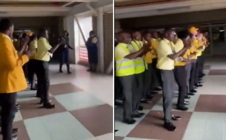WATCH: JKIA Workers Celebrate After Ruto Cancels Adani Deal