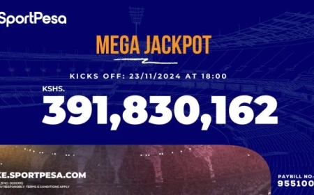 SportPesa Mega Jackpot Reaches A Record Ksh391 Million