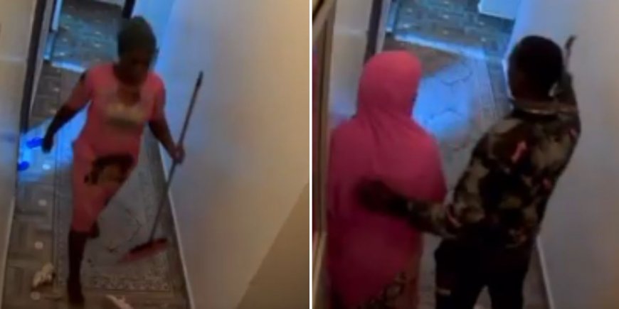 CCTV Reveals How Househelp Let In Thug Who Attacked Woman In Eastleigh Robbery [VIDEOS]