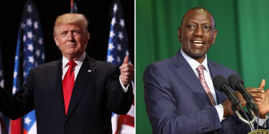 Ruto Congratulates Donald Trump On US Election Victory