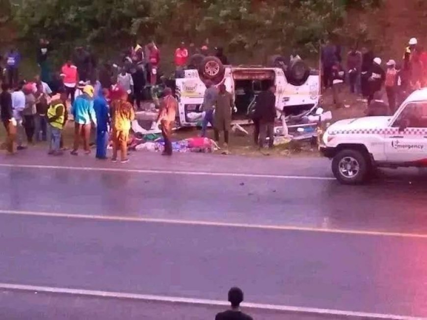 10 Killed After Fuel Tanker Rams Into 2 Matatus Along Kisumu-Kakamega Road