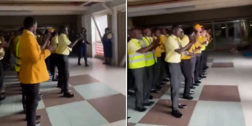 WATCH: JKIA Workers Celebrate After Ruto Cancels Adani Deal