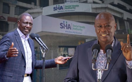 Ruto Affirms Push For SHA Despite Gachagua Saying It Was Rushed
