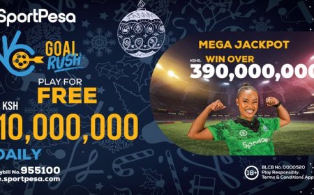 SportPesa’s Goal Rush Festive Campaign: Win Up To Ksh10 Million Daily