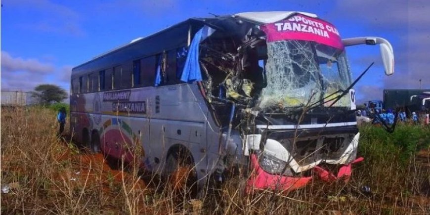 Bus Ferrying Tanzania MPs To Mombasa Involved In Road Accident