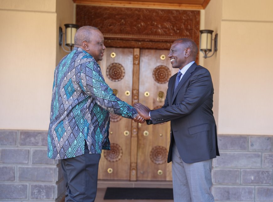 Uhuru's Office Explains Ruto Surprise Visit