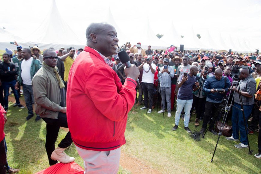 Gachagua Claims Police Are Being Misused After Teargas At Nyandarua Event