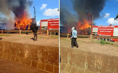 Fire Breaks Out In Kikuyu, Destroying Property