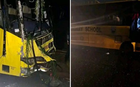 5, Including Infant, Killed After Matatu Rams Into School Bus