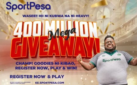 Win Big With SportPesa: Biggest Mega Jackpot Reaches Ksh400 Million