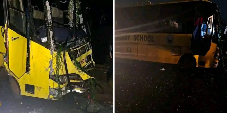 5, Including Infant, Killed After Matatu Rams Into School Bus