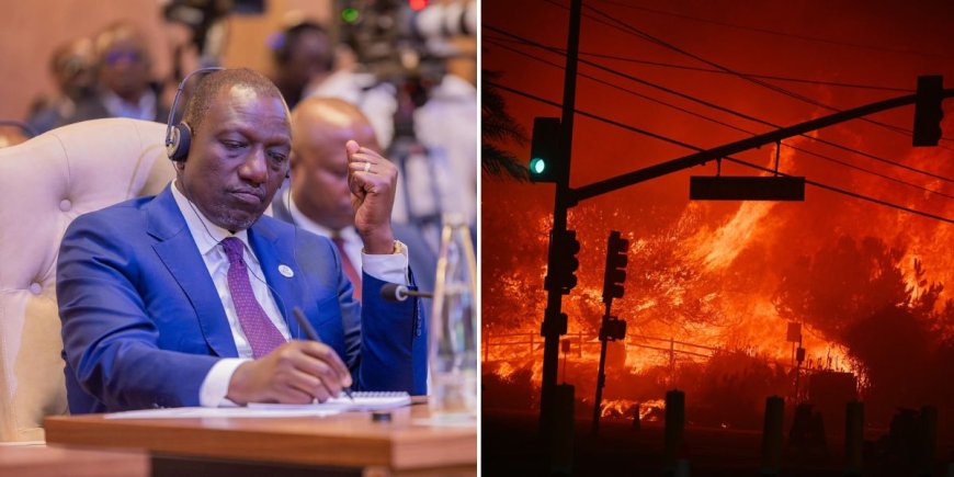 Ruto Says Kenya Ready To Offer Support For Los Angeles Fire Victims