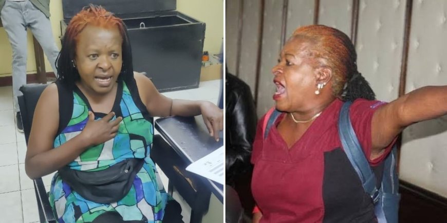 Grace Njoki, Woman Who Stormed CS Barasa's Address, Claims Police Wanted To Abduct Her