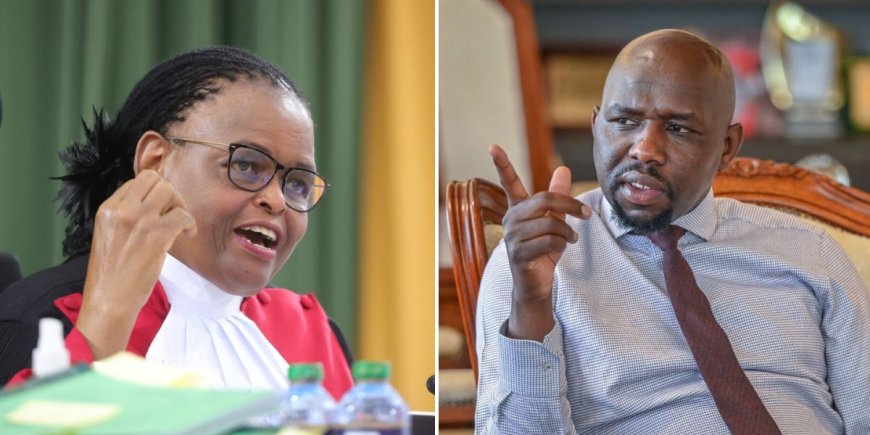 Murkomen Argues CJ Koome Said Too Much On Withdrawal Of Her Security