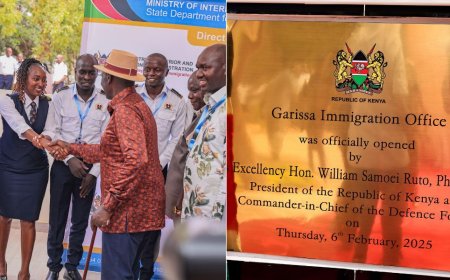 Ruto Opens Garissa Office Which Had Stopped Issuing Passports 11 Years Ago