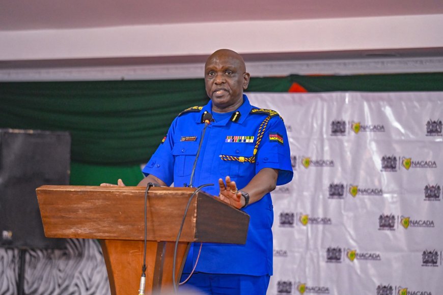 Police IG Kanja Reveals Plan To Treat Drug Abuse Like Terrorism