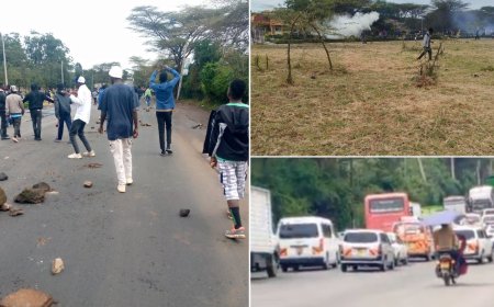 Multimedia University Students Block Major Road In Protest Of Comrade's Death