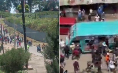 Rowdy Youth Storm Thika Road, Attack Passengers, Motorists & Shops After Ruto Visit