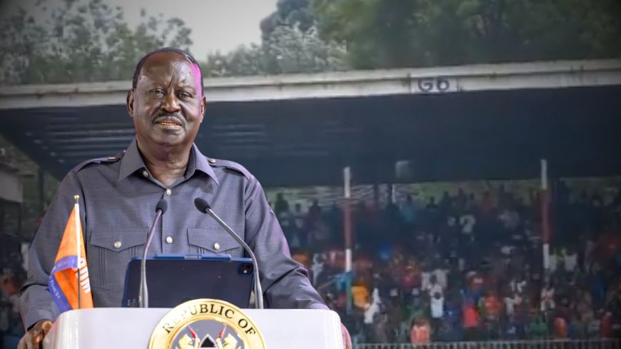 'Raila Must Go' Chants Cut Short Raila Odinga's Address At Gusii Stadium [VIDEO]