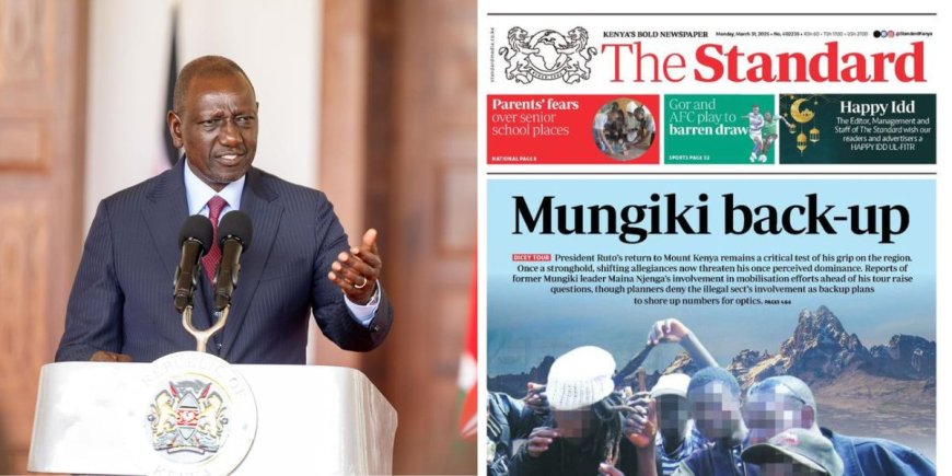State House Bashes Standard Newspaper Over 'Mungiki' Story