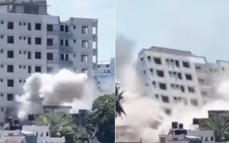How KDF Brought Down 11-Storey Sinking Mombasa Building