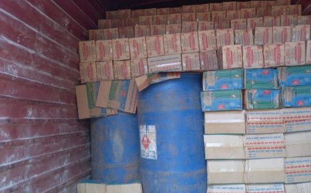 Police, KRA Pounce On Lorry Carrying 35 Containers Of Ethanol