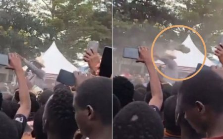 3 Arrested After President Ruto Hit With Flying Shoe