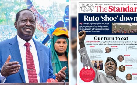 ODM To Take Action After Standard Newspaper Headline Targets Raila's Family
