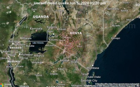 Why There Was An Earth Tremor In Nairobi On Wednesday