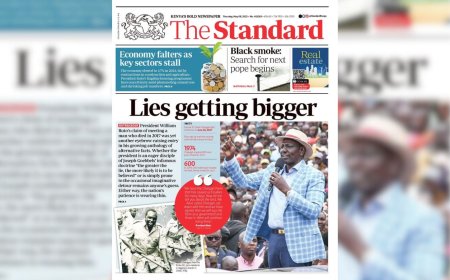 Govt Warns Kenyans Over Standard Newspaper's 'Lies Getting Bigger' Headline