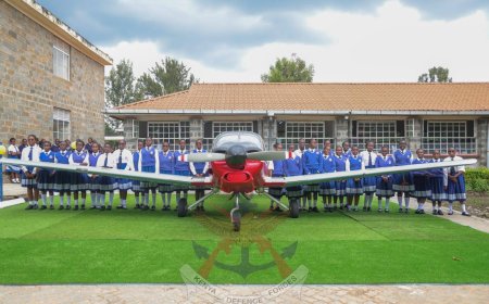 KDF Donates Working Training Aircraft To High School