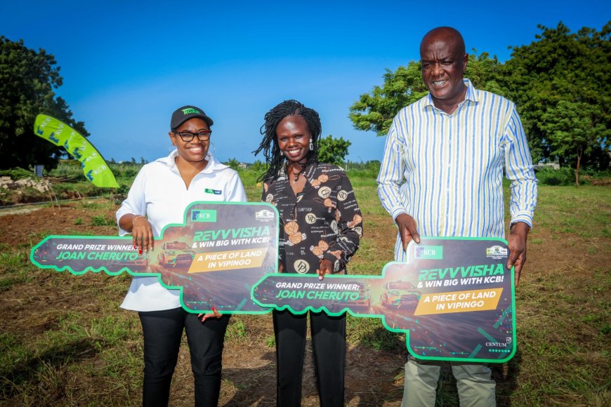 KCB Revvvisha Campaign Rewards Kitale Businesswoman With Land Prize