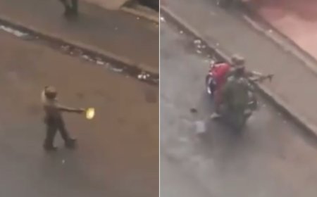 Kenyans Expose Police Officer Filmed Shooting At Protesters & Escaping On Bodaboda
