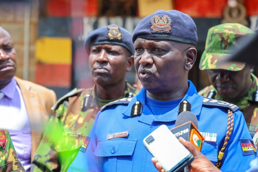 IG Kanja Warns June 25 Protesters Against Marching To State House