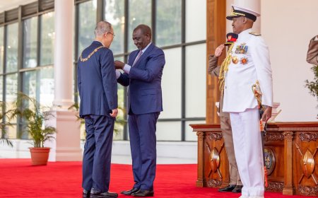 Ruto Awards Kenya's Highest Honour To Former UN Boss Ban Ki-moon