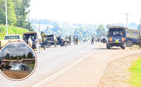 Teargas As Police Block Convoy Led By Gachagua's Allies
