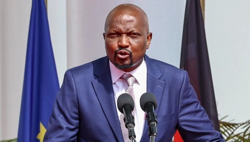Moses Kuria Quits Govt