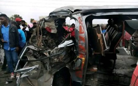 Lorry Torched After 7 Killed In Morning Accident Along Namanga Road