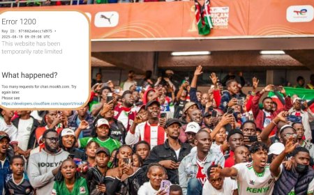 Mookh Ticket Website Crashes Ahead Of Kenya vs Madagascar CHAN Match