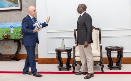 Ksh600M FKF Headquarters, AFCON 2027 & Other Goodies FIFA President Infantino Promised To Ruto
