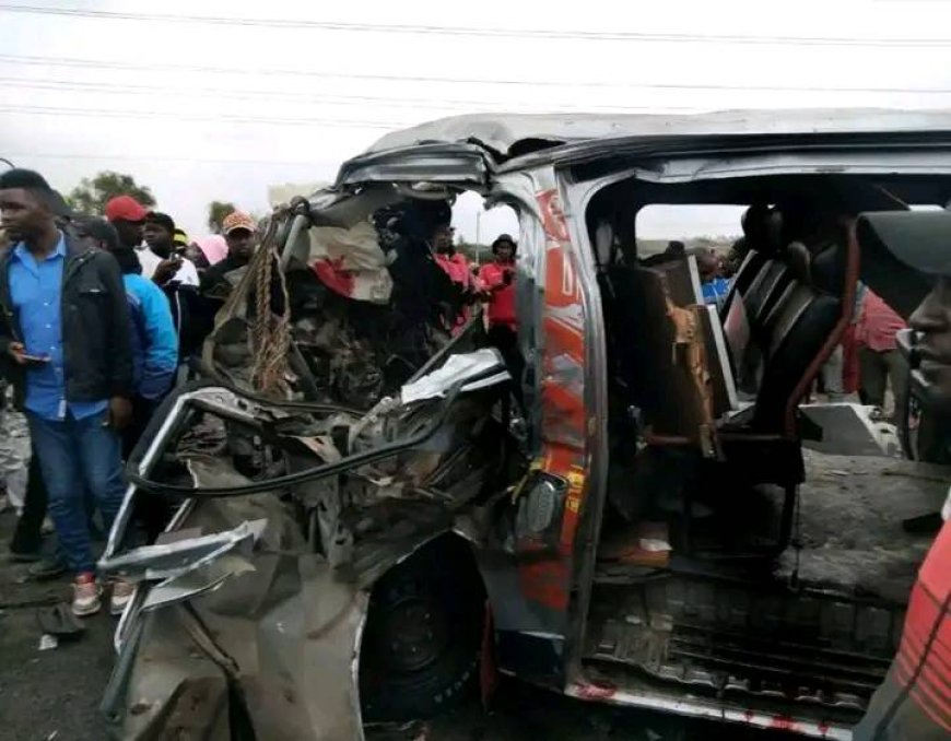 Lorry Torched After 7 Killed In Morning Accident Along Namanga Road