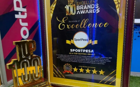 SportPesa Crowned Kenya’s No.1 Betting Brand At 2025 Excellent Brands Awards